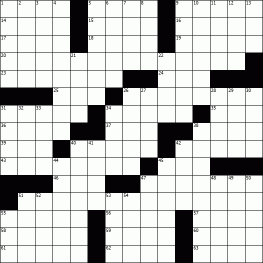 Printable Crosswords