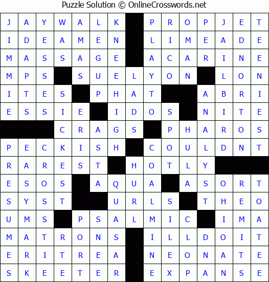 Solution for Crossword Puzzle #3766