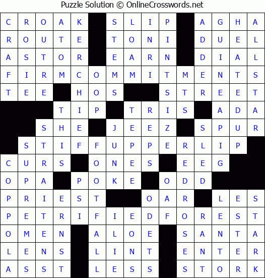 Solution for Crossword Puzzle #4336