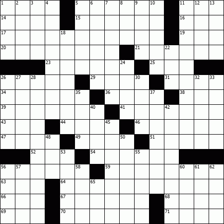 Free Daily Printable Crossword Puzzles