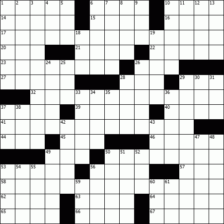 Free Daily Printable Crossword Puzzles