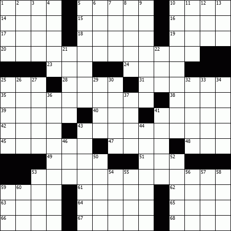 Free Daily Printable Crossword Puzzles