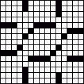 Crossword Layout #1