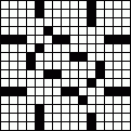 Crossword Layout #3070