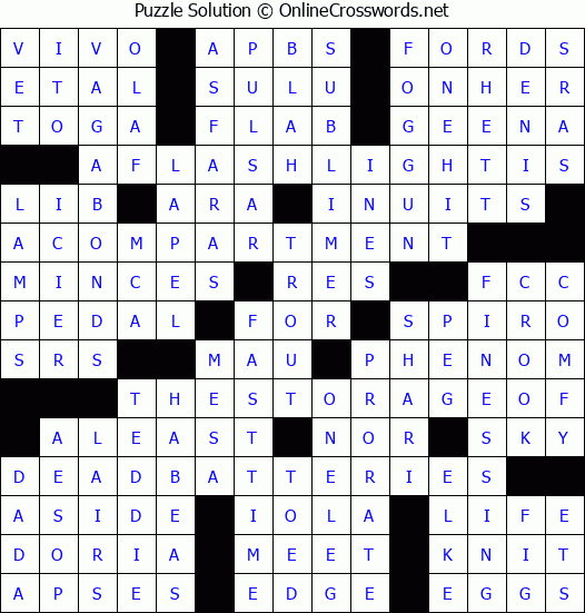 Solution for Crossword Puzzle #2456